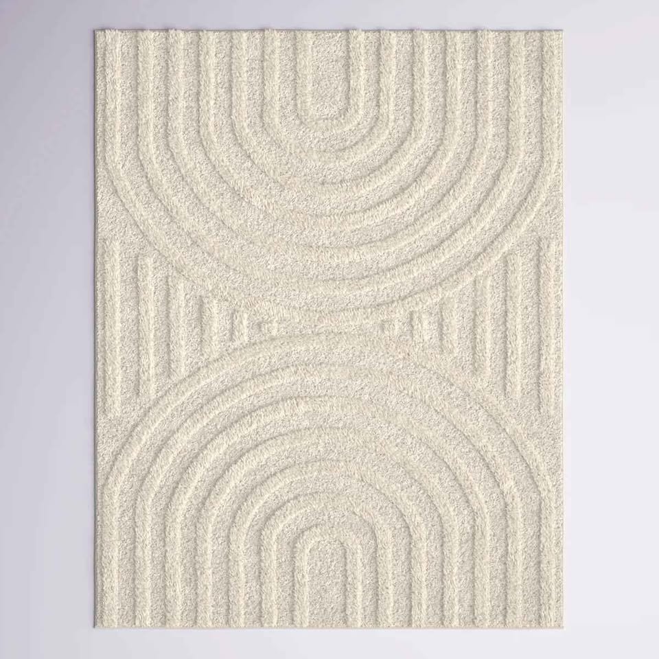 Bartletto Beige Shag Area Rug ( 12' x 15' ) - Image 5