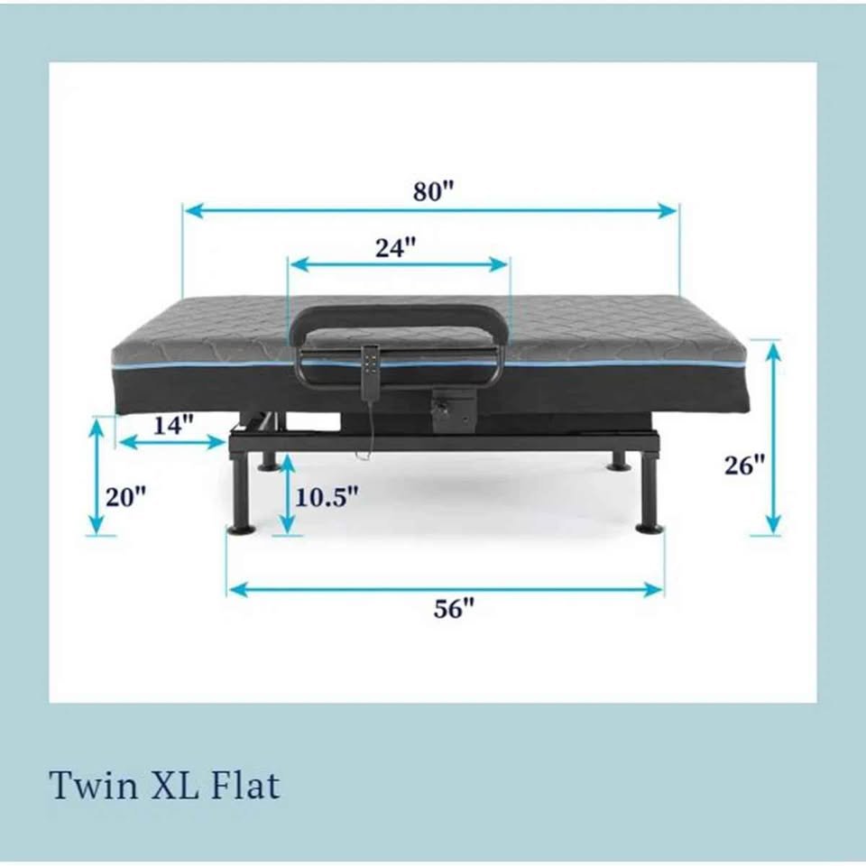 Twin XL Adjustable Sleep To Stand Bed With Convenient Lift Assist TXL - Image 2