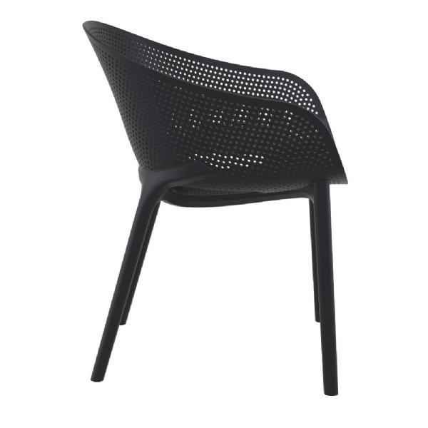 SKY PRO STACKING DINING CHAIR BLACK ( 4 pcs ) - Image 3