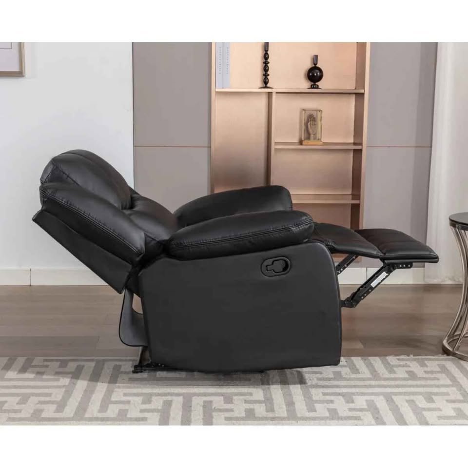Kamarli 38.2" W Faux Leather Recliner ( Slight Tear on the back ) - Image 2