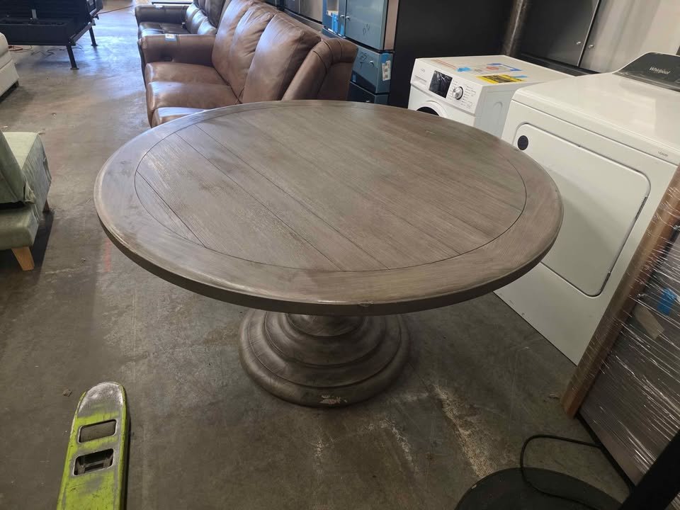 Artistica Home Axiom 54-Inch Round Dining Table in Grigio Finish ( Retails $3300.00 ) - Image 5