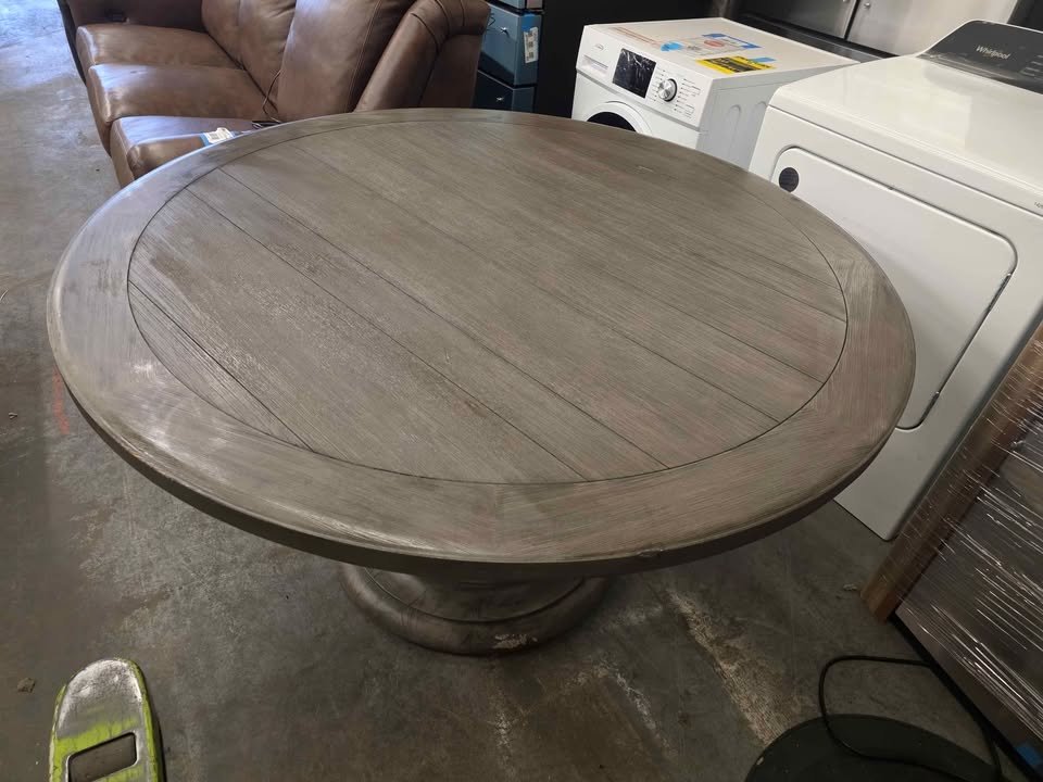 Artistica Home Axiom 54-Inch Round Dining Table in Grigio Finish ( Retails $3300.00 ) - Image 6