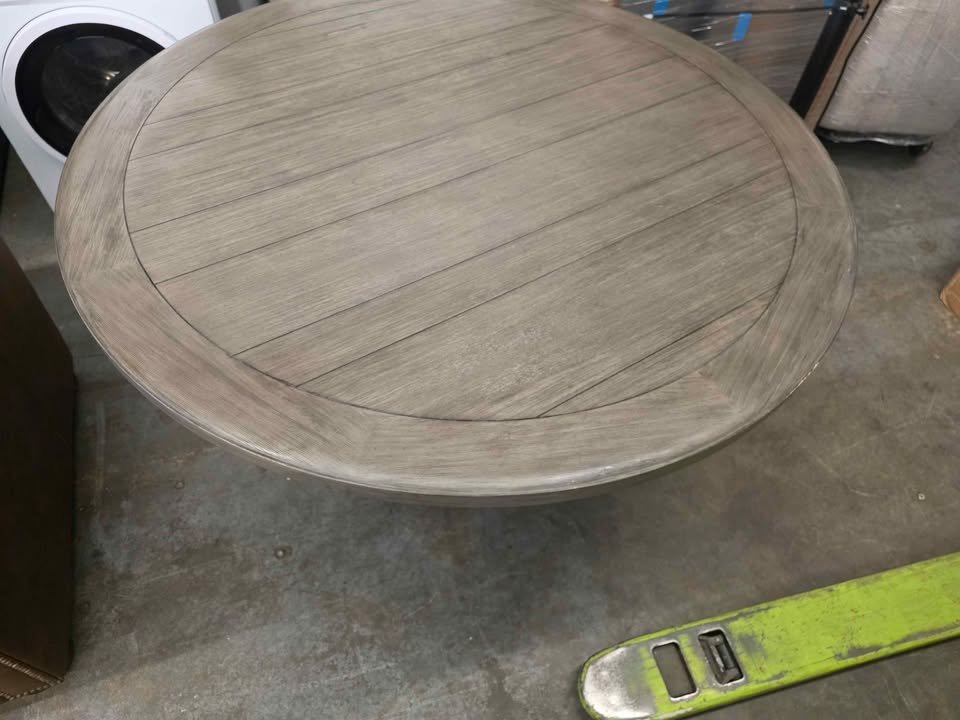 Artistica Home Axiom 54-Inch Round Dining Table in Grigio Finish ( Retails $3300.00 ) - Image 8