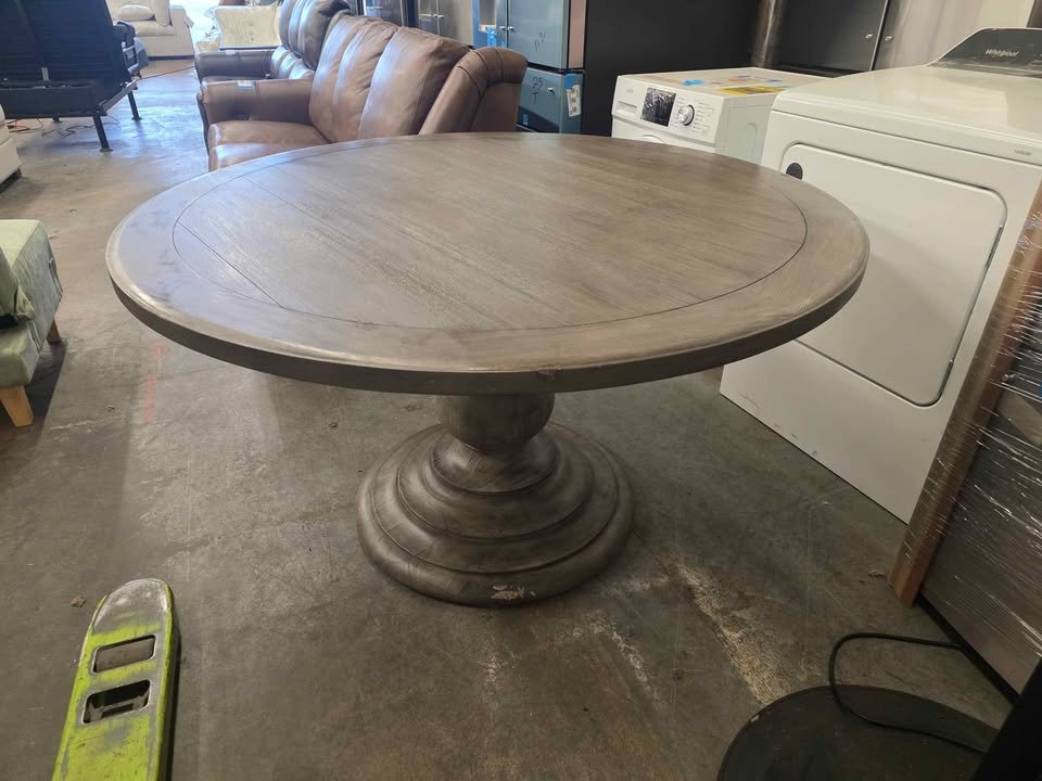 Artistica Home Axiom 54-Inch Round Dining Table in Grigio Finish ( Retails $3300.00 ) - Image 9