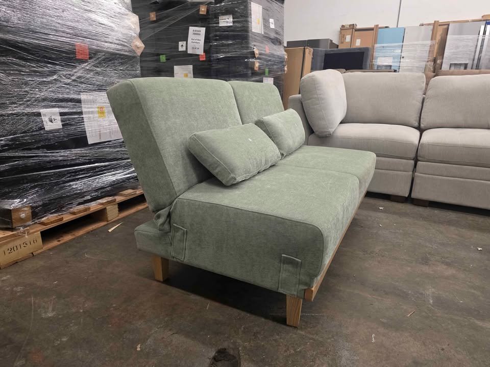 51.9"W Multi-Use Adjustable Chenille Loveseat Upholstery Futon Module - Image 5