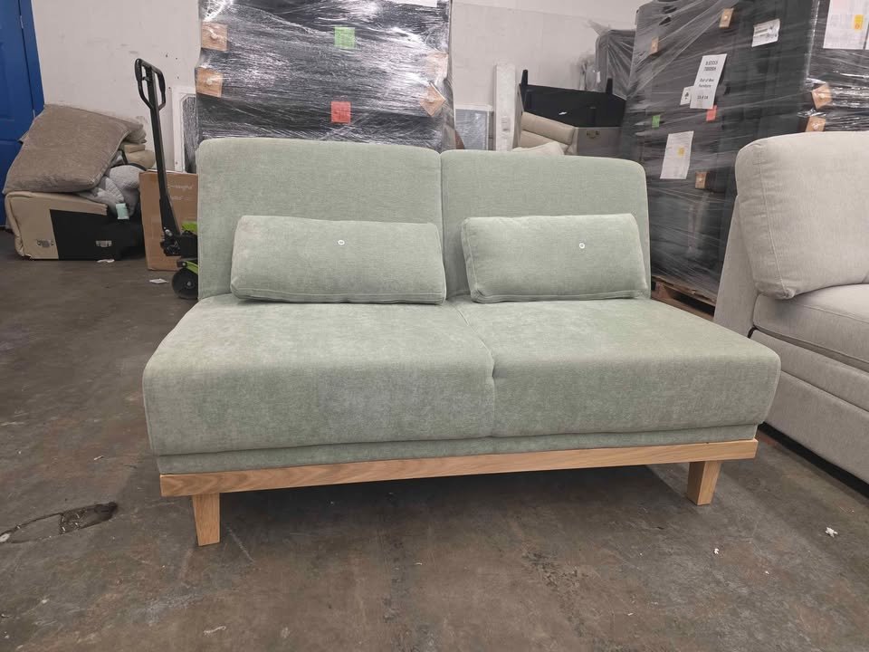 51.9"W Multi-Use Adjustable Chenille Loveseat Upholstery Futon Module - Image 6