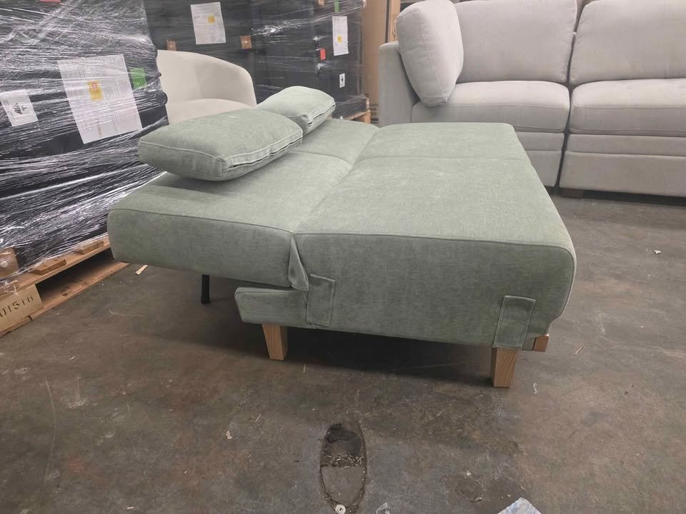 51.9"W Multi-Use Adjustable Chenille Loveseat Upholstery Futon Module - Image 8