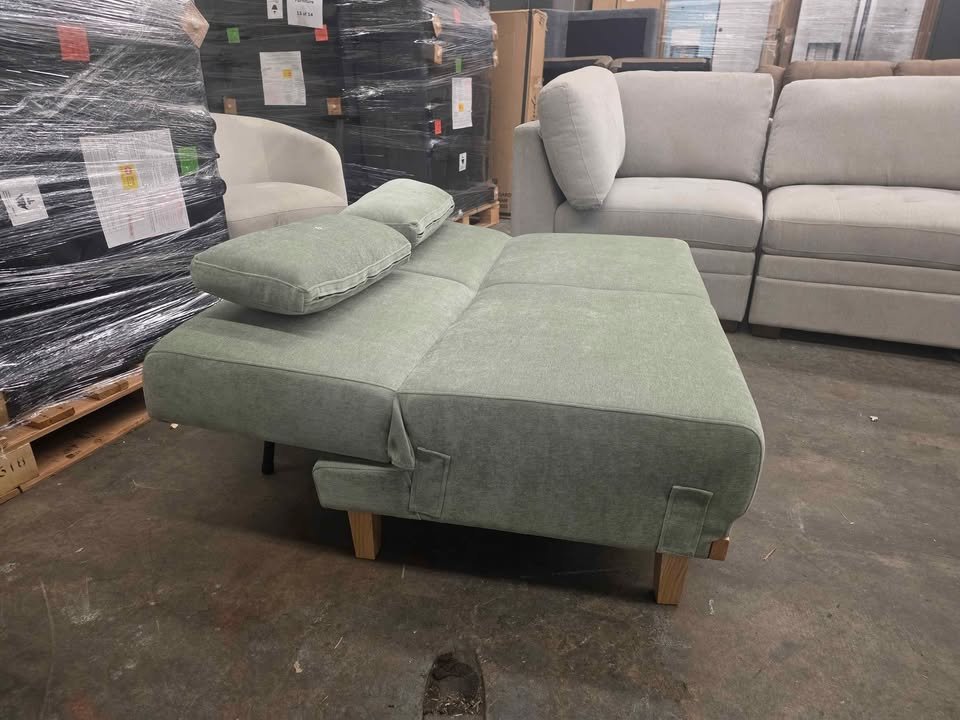51.9"W Multi-Use Adjustable Chenille Loveseat Upholstery Futon Module - Image 9