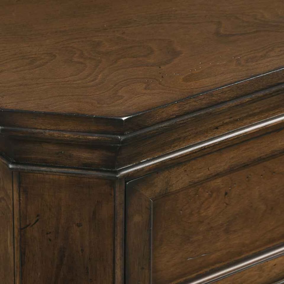 Roundhill Furniture Maderne Traditional Wood 5-Drawer Chest - Image 3