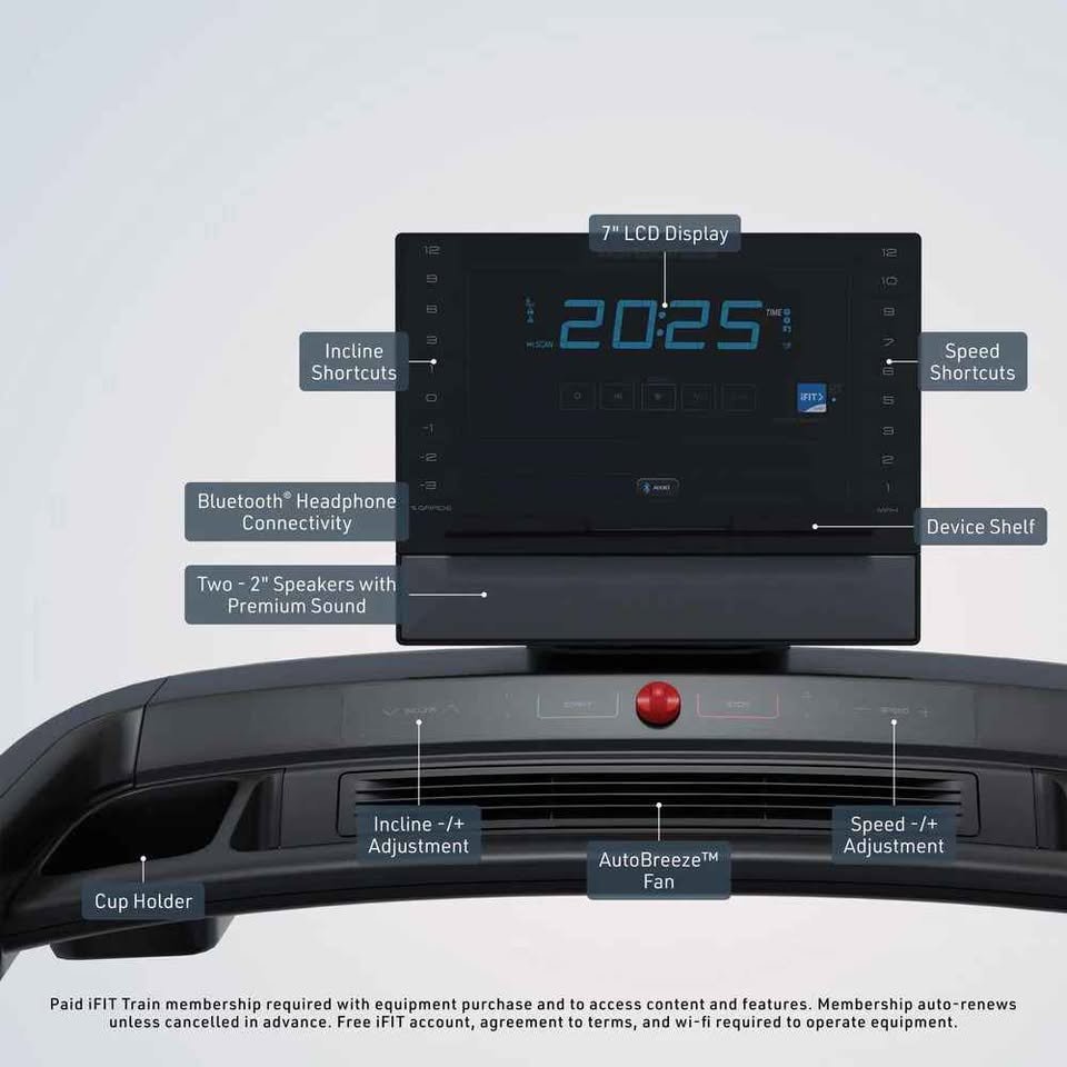 NordicTrack Commercial LE Folding Treadmill with iFIT - Image 2