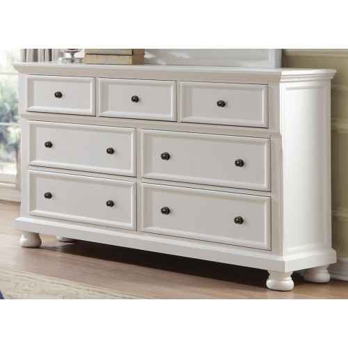 Laurelin 7 Drawer Dresser in White 1714W-5 - Image 2
