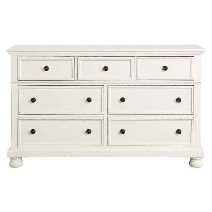 Laurelin 7 Drawer Dresser in White 1714W-5 - Image 5
