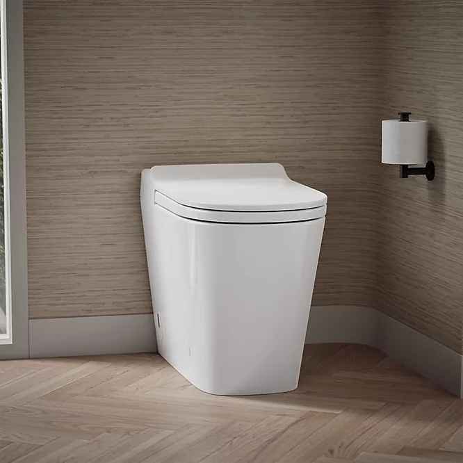 Kohler Leap Lite One Piece Elongated Smart Toilet with Heated Automatic Open and Close Toilet Seat - Image 2