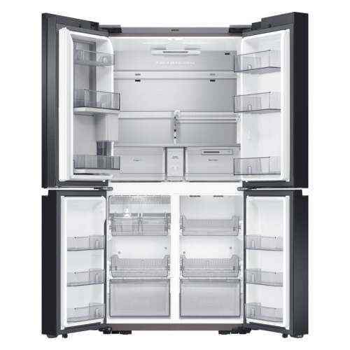 Bespoke 4-Door Flex Refrigerator (29 cu. ft.) with Beverage Center in Stainless Steel - Image 3